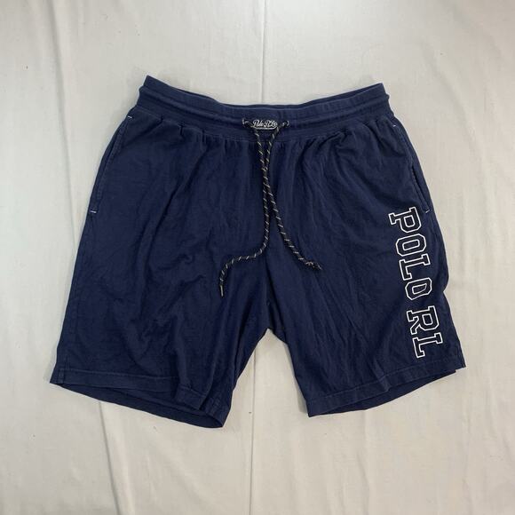 Polo Ralph Lauren Sleepwear Men’s Large Blue Pony Drawstring Sleep Lounge Shorts - Picture 1 of 7